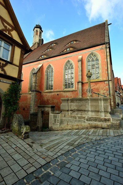 Středověké katedrály v německé tauber, — Stock fotografie