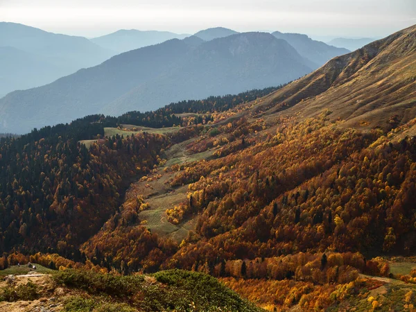 Krásné panorama hor, svoboda a krása přírody. — Stock fotografie