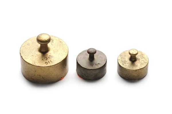 Three little weights — Stock Photo, Image