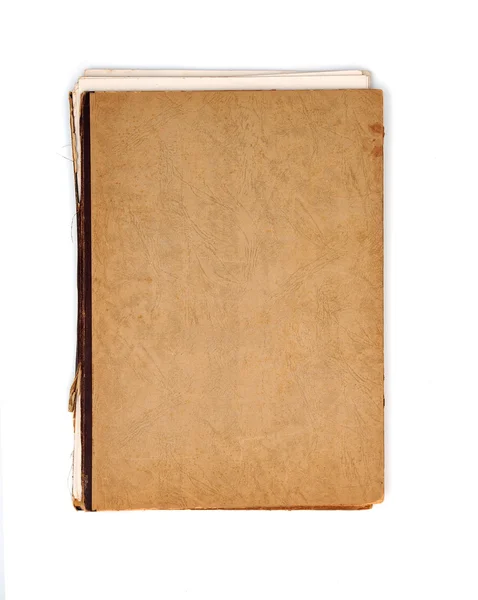 Cubierta del viejo cuaderno — Foto de Stock