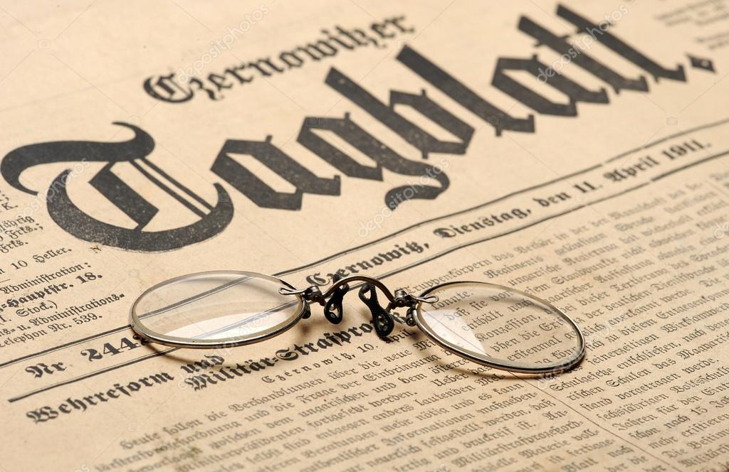 Old Newspaper Background Stock Photo By C Serge75
