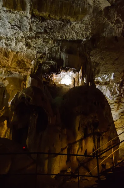 Marble Cave. Crimea. — Stock Photo, Image