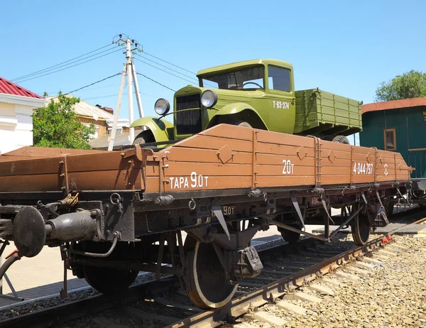 Rostov Don Ryssland Juli 2021 Sovjetiska Lastbilen Gaz Polutorka Produktion — Stockfoto