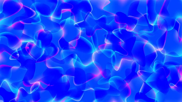 Fond Multicolore Abstrait Formes Amorphes Transparentes Chevauchant Avec Remplissage Dégradé — Image vectorielle
