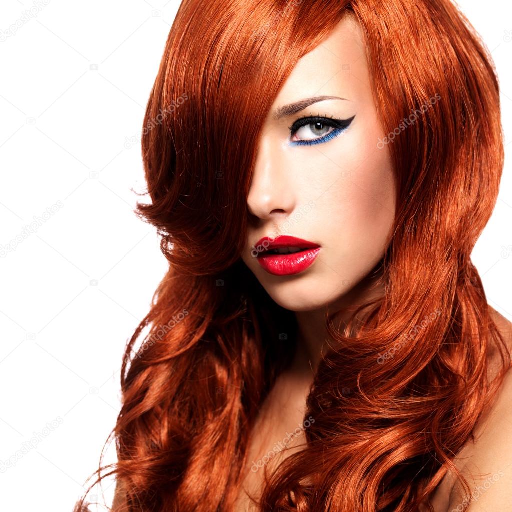 Pelo pintado de rojo