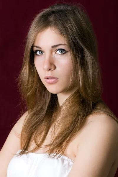 Portret piękny model — Zdjęcie stockowe