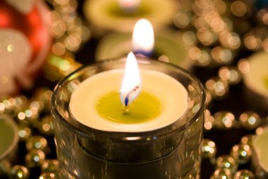Tea lights or candles clipart