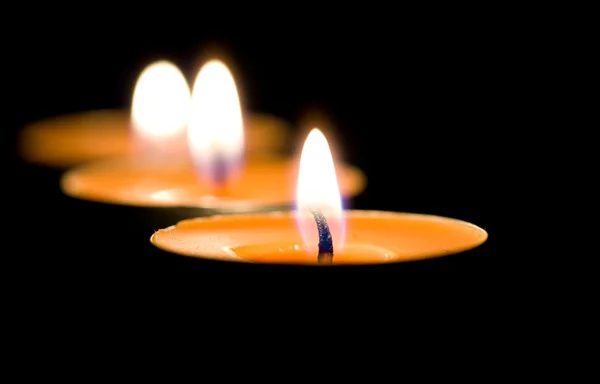 Luci o candele da tè — Foto Stock