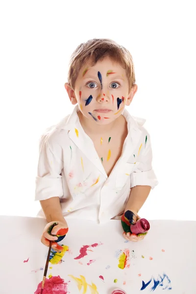 Artist child — Stock Photo, Image