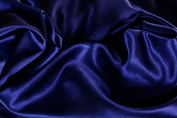 Blue satin — Stock Photo, Image