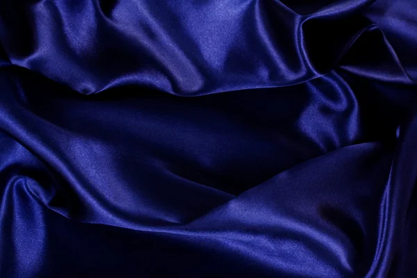 Blauer Satin — Stockfoto
