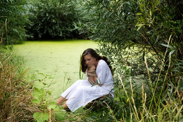 Related nymph in the swamp — Stock Photo, Image