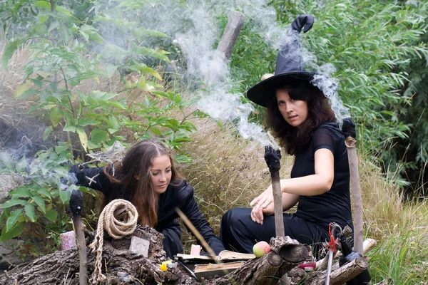 Witches conjure — Stock Photo, Image