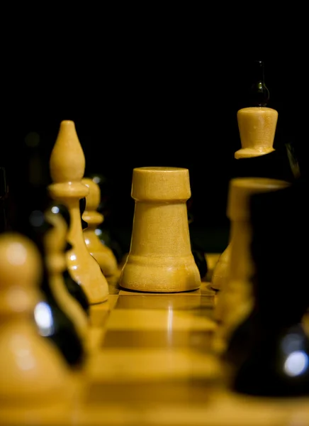 화이트 체스 주교Єпископ білі шахи — 스톡 사진