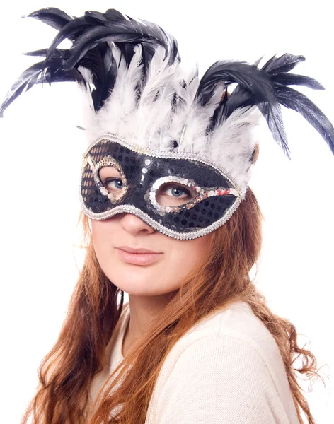 Woman in mask — Stock Photo, Image