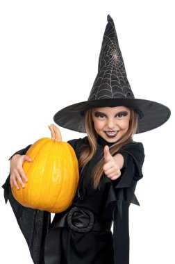 Cadılar Bayramı kostümlü çocuk