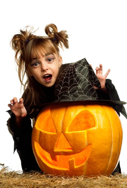 Enfant en costume d'Halloween — Photo