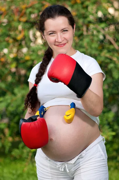 Mujer embarazada. —  Fotos de Stock