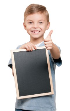 blackboard ile çocuk