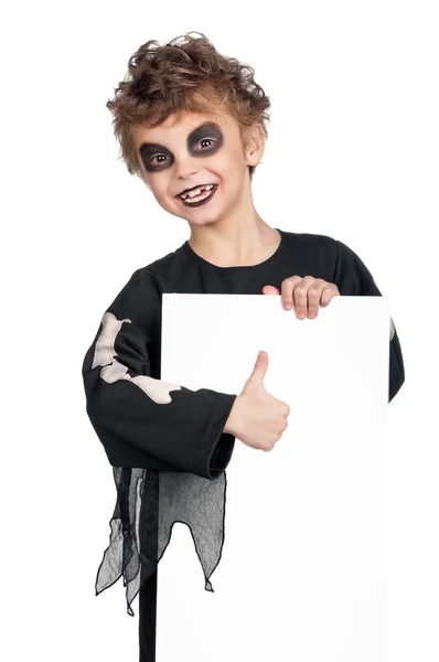 Bambino in costume di Halloween — Foto Stock