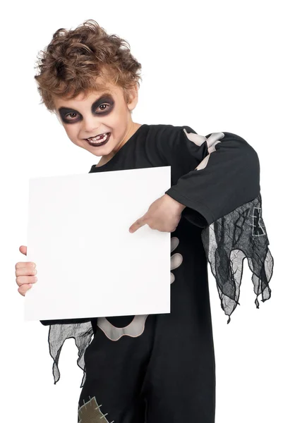 Niño disfrazado de Halloween — Foto de Stock