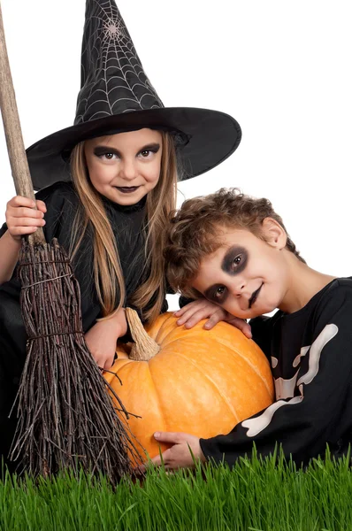 Bambino in costume di Halloween — Foto Stock