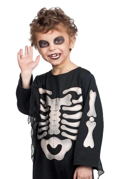 Barn i halloween kostym — Stockfoto