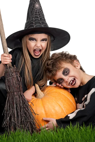 Criança em traje de Halloween — Fotografia de Stock