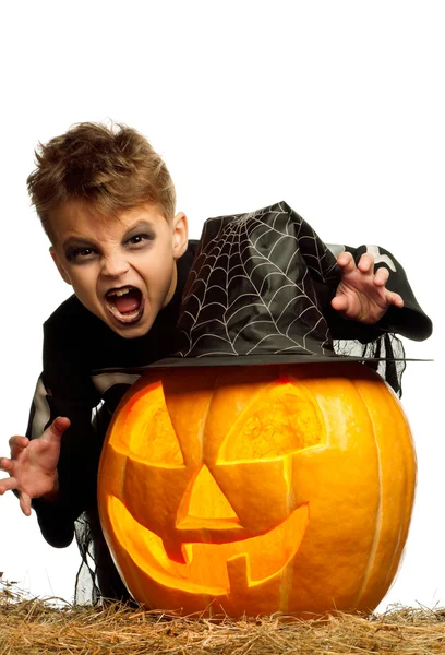 Niño disfrazado de Halloween — Foto de Stock
