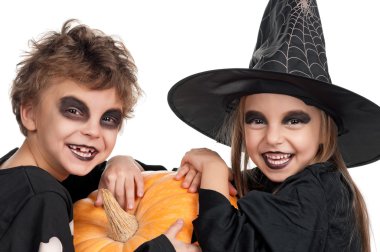 Cadılar Bayramı kostümlü çocuk