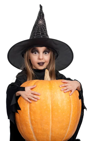 Criança em traje de Halloween — Fotografia de Stock