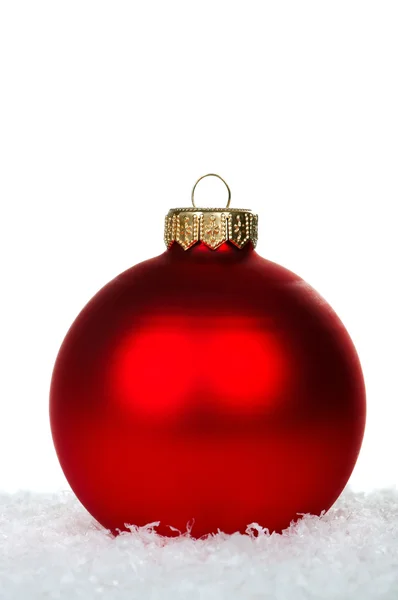 Kırmızı baubles — Stok fotoğraf