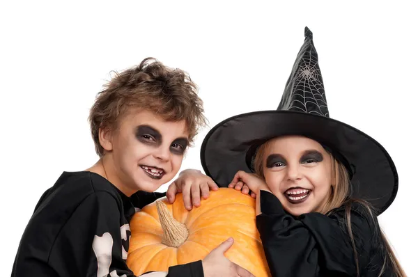 Kind im Halloween-Kostüm — Stockfoto