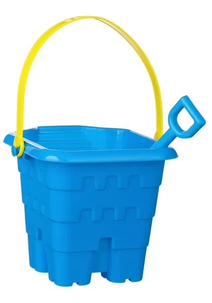 Hračky kbelík a rýč — Stockfoto