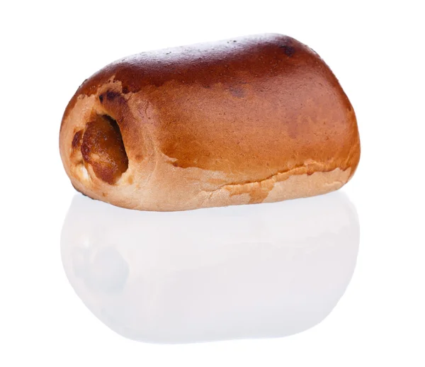 Pão com engarrafamento — Fotografia de Stock