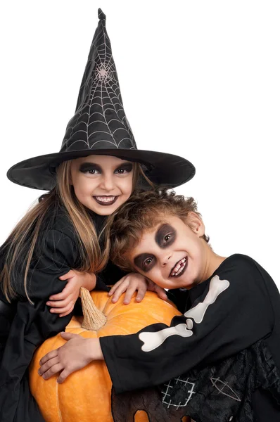 Kind im Halloween-Kostüm — Stockfoto