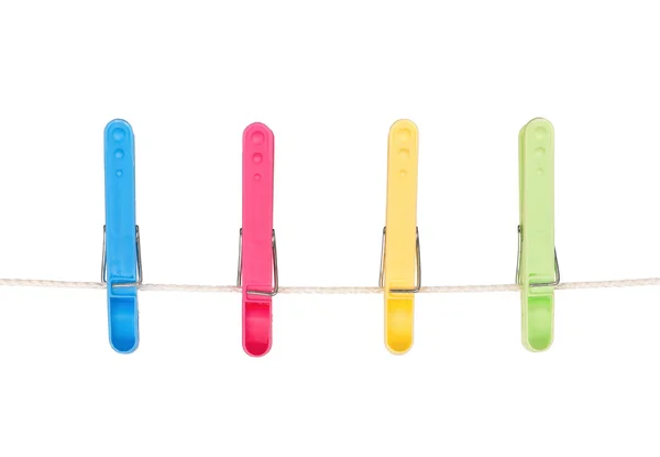 Colorful clothespins — Stock Photo, Image