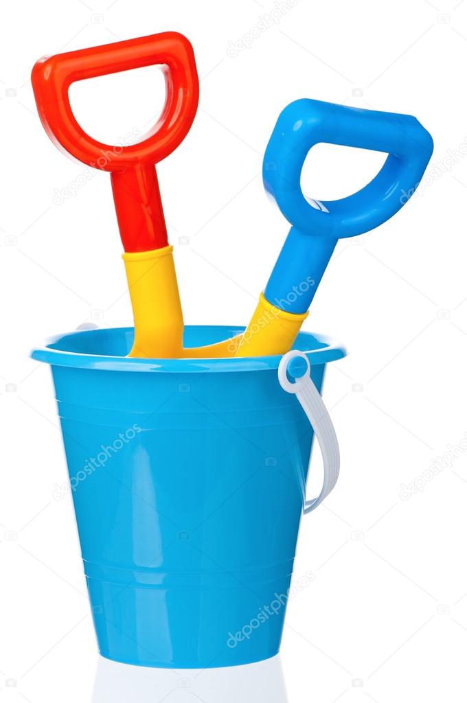 Toy bucket and spade