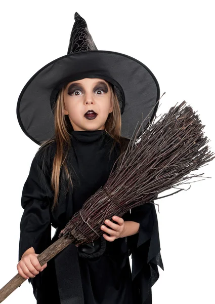 Kind im Halloween-Kostüm lizenzfreie Stockbilder