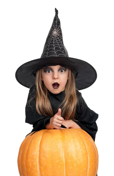 Kind in Halloween kostuum — Stockfoto