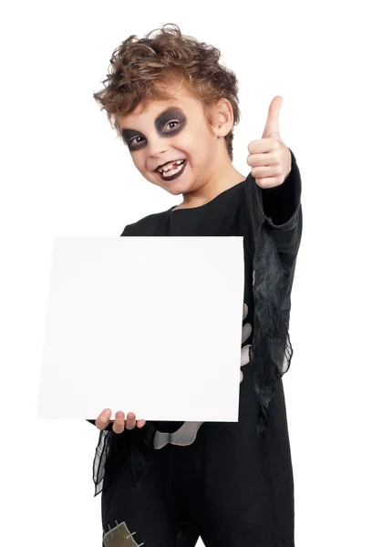 Dítě v halloweenském kostýmu — Stock fotografie