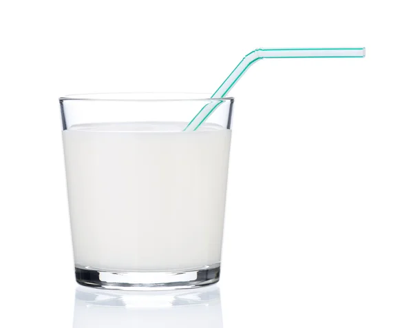 Glas melk — Stockfoto