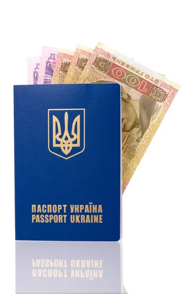Паспорт Украина — стоковое фото