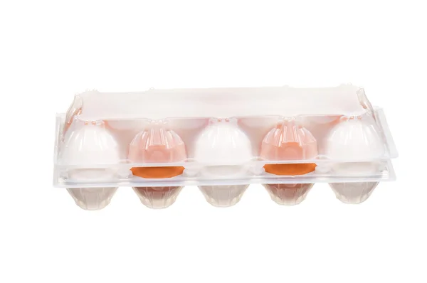 Eggs in box — Stock Photo, Image