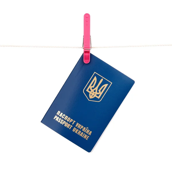 ウクライナのパスポート — ストック写真