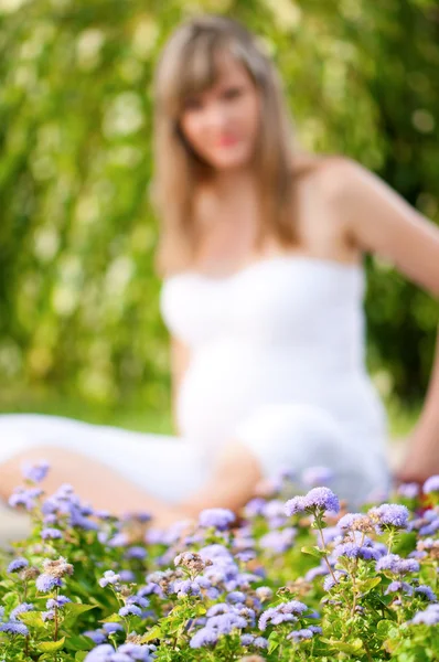 Mujer embarazada. — Foto de Stock