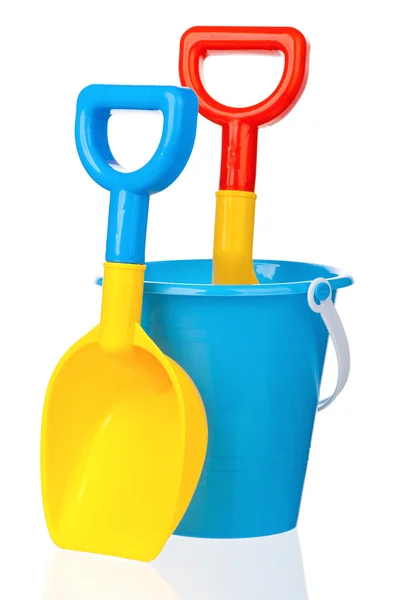 Toy bucket and spade — Stock Photo, Image