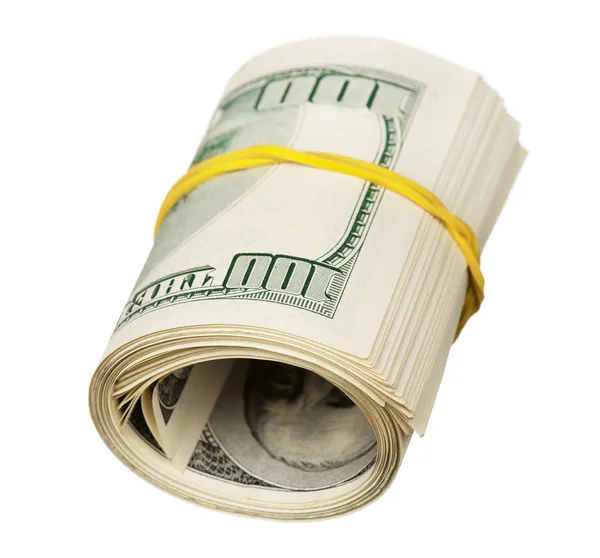 Roll dollars — Stockfoto