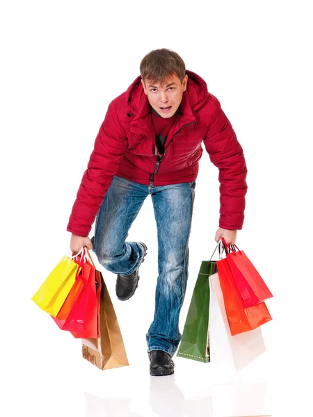 Hombre con ropa de invierno — Foto de Stock