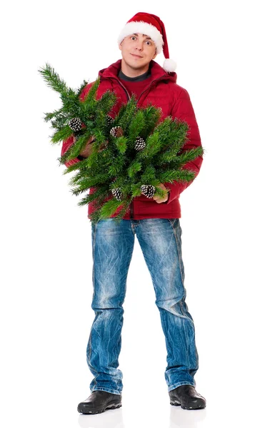 Man in winter kleding — Stockfoto